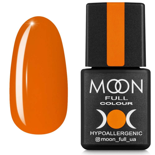 Гель-лак Moon Full Breeze color №440 оранжевый, 8 мл