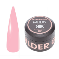Моделюючий гель Moon Full Builder Gel №07 ніжно-рожевий, 30 мл