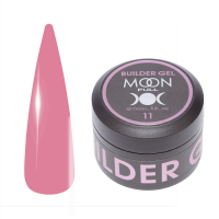Моделюючий гель Moon Full Builder Gel №11 ярко-рожевий, 30 мл