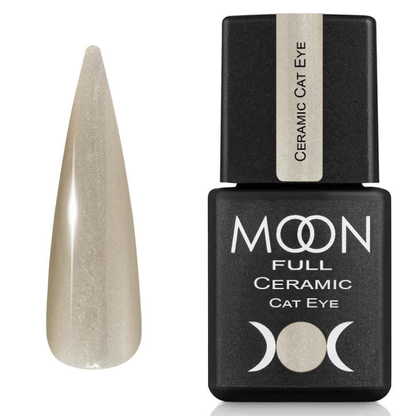 Гель-лак Кошачий Глаз Moon Full Ceramic Cat Eye gel №SC 533, 8 мл (серебристый мираж)