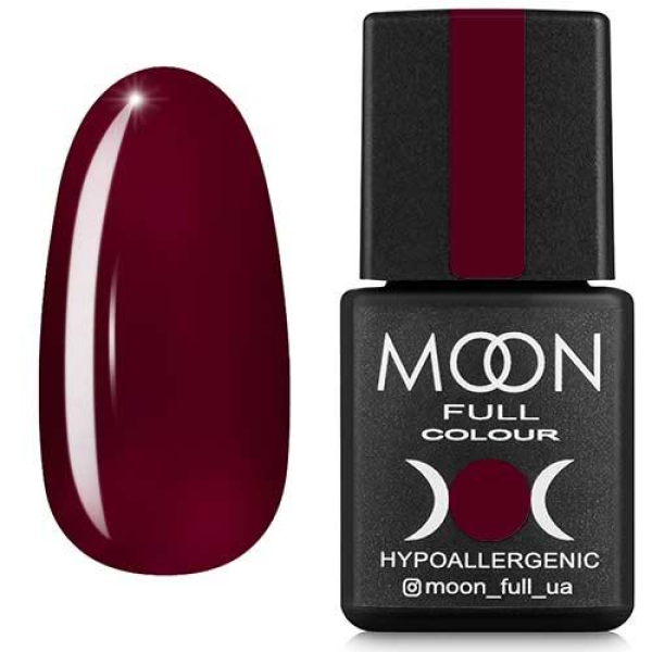 Гель-лак Moon Full Breeze color Gel polish №142 бургундский, 8 мл