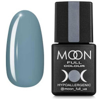 Гель-лак Moon Full Breeze color Gel polish №150 светло-серый с голубым подтоном, 8 мл