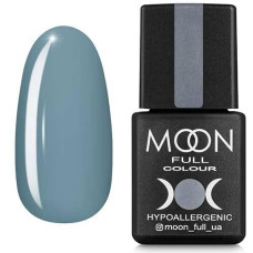 Гель-лак Moon Full color Gel polish №150 світло-сірий з блакитним підтоном, 8 мл