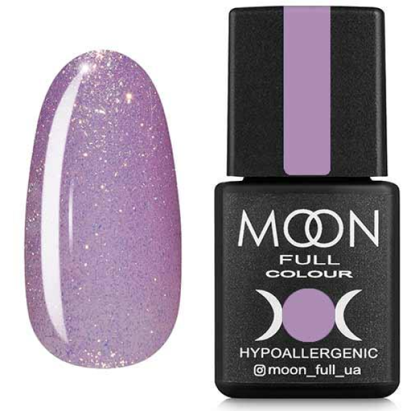 Гель-лак Moon Full color Gel polish №305 светло-сиреневый с золотистым шиммером, 8 мл