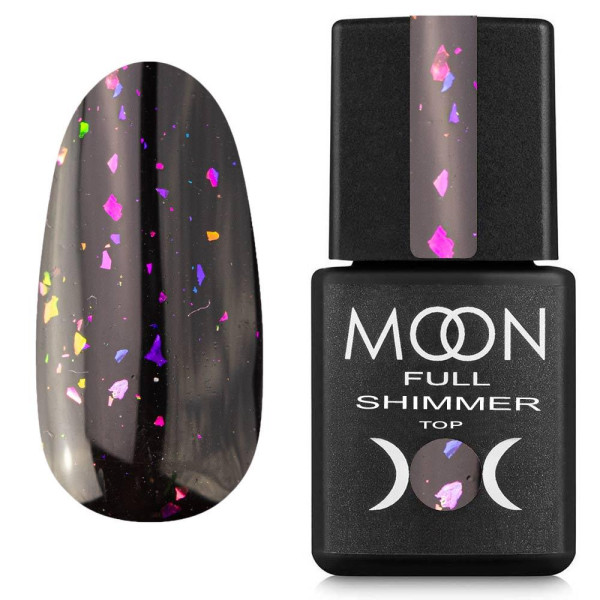 Топ для гель лака - Moon Full Shimmer Top №1032, 8 мл (без липкого слоя) Топ для гель лака - Moon Full Shimmer Top №1032, 8 мл (без липкого слоя)