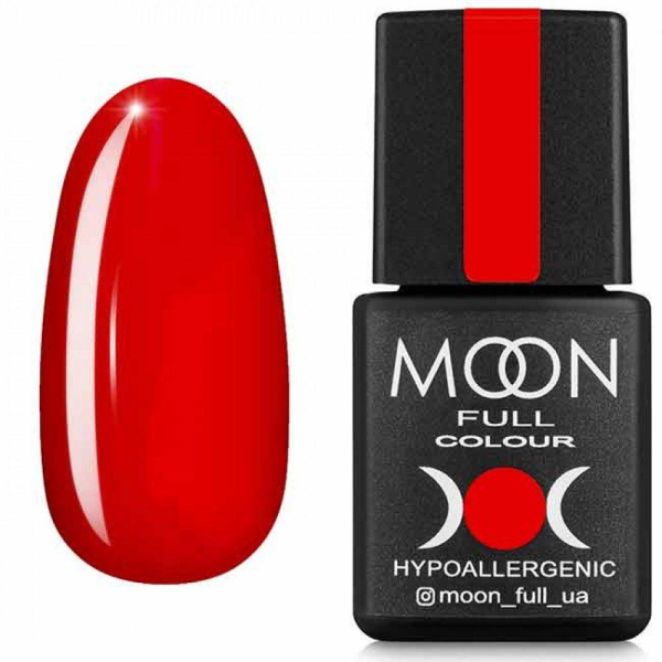 Гель-лак Moon Full Spring-Summer color Gel polish №617 классический красный, 8 мл
