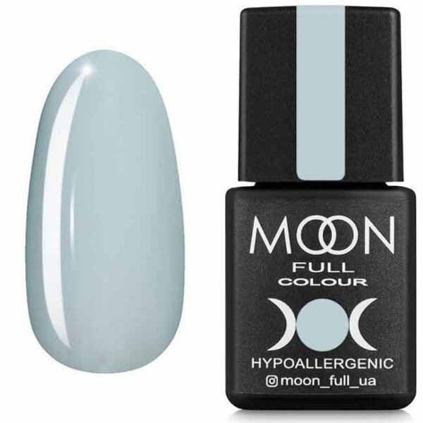 Гель-лак Moon Full Spring-Summer color Gel polish №627 бело-голубой, 8 мл