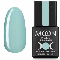 Гель-лак Moon Full Spring-Summer color Gel polish №628 бело-зеленый светлый, 8 мл