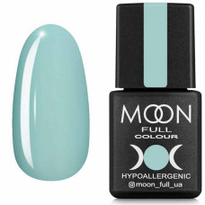 Гель-лак Moon Full Spring-Summer color Gel polish №628 біло-зелений світлий, 8 мл