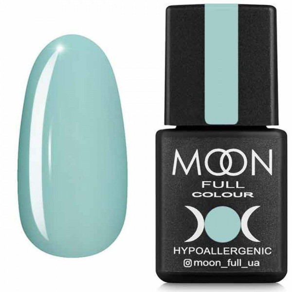 Гель-лак Moon Full Spring-Summer color Gel polish №628 бело-зеленый светлый, 8 мл