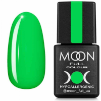 Гель-лак Moon Full Spring-Summer color Gel polish №633 ярко-зеленый, 8 мл