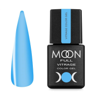 Гель-лак Moon Full Vitrage color Gel polish №06 лазурный бриз, 8 мл