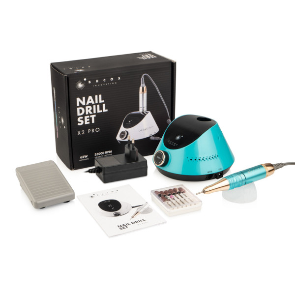 Фрезер для манікюру Bucos Nail Drill X2 PRO TIFFANY 65 Вт, 35 000 об./хв.