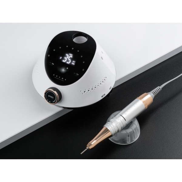 Фрезер для манікюру Bucos Nail Drill X2 PRO WHITE PEARL 65 Вт, 35 000 об./хв.