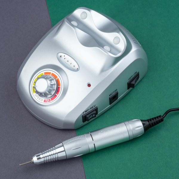 Фрезер для манікюру BUCOS Nail Drill ZS-603 SILVER 45 Вт, 35 000 об./хв.