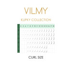 Вії чорні 20 ліній KLIPKY VILMY Mix 0.10M(8 - 12)