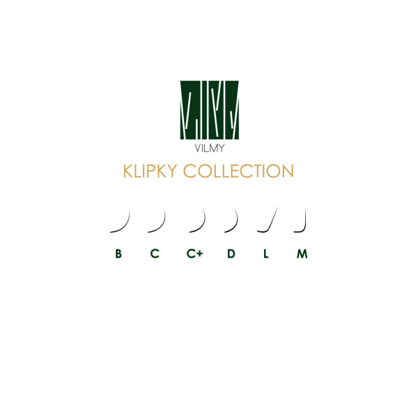 Вії чорні 20 ліній KLIPKY VILMY Mix 0.10M(8 - 12) Вії чорні 20 ліній KLIPKY VILMY Mix 0.10M(8 - 12)
