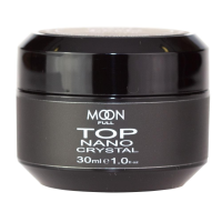 Топ для гель лаку в баночці - Moon Full Nano Crystal Top Coat, 30 мл (стійкий до подряпин, без липкого шару)