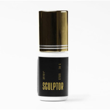 Клей для нарощування вій Gold SCULPTOR, 5 мл (0,5 сек), чорний