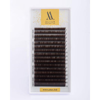 Вії ALIAS Dark Chocolate M 0.07 - 12 мм