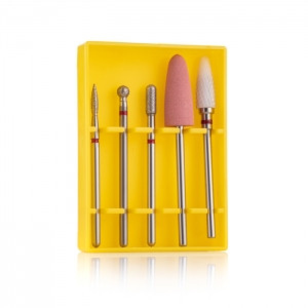Набір фрез SET RED, 5 шт