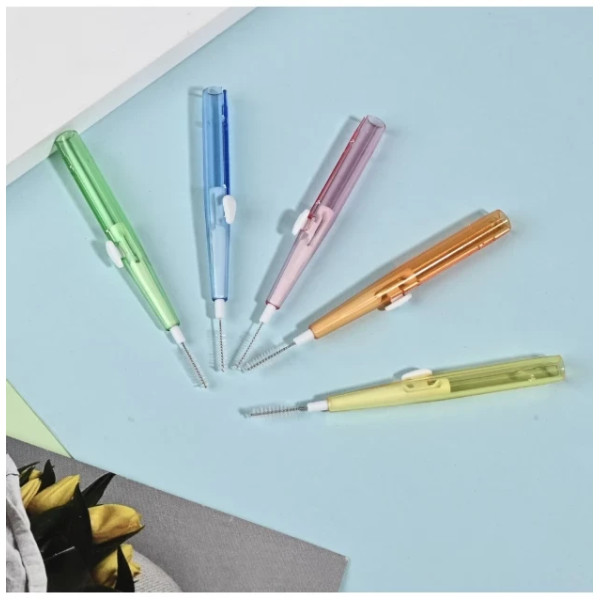 Щітка Baby Brush, бебі браш для вій і брів, Рухова, жовта