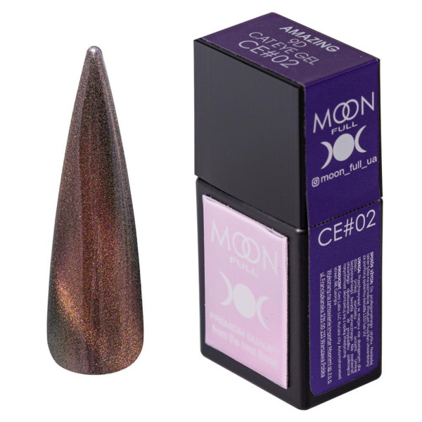 Гель-лак Кошачий Глаз Moon Full Amazing 9D Cat Eye gel №CE02, 12 мл (золотой дождь) Гель-лак Кошачий Глаз Moon Full Amazing 9D Cat Eye gel №CE02, 12 мл (золотой дождь)