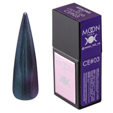 Гель-лак Котяче Око Moon Full Amazing 9D Cat Eye gel №CE03, 12 мл (блакитне сяйво)