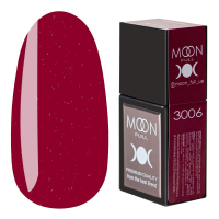 Камуфлирующая база - Moon Full Amazing Color Base №3006, 12 мл (малиновая с шиммером)