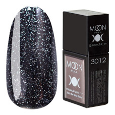 Камуфлювальна база - Moon Full Amazing Color Base No3012, 12 мл (чорний із шимером)