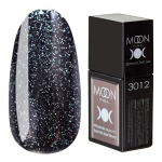 Камуфлирующая база - Moon Full Amazing Color Base №3012, 12 мл (черный с шиммером)