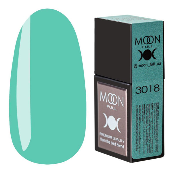Камуфлююча база - Moon Full Amazing Color Base №3018, 12 мл (насичена м'ятна) Камуфлююча база - Moon Full Amazing Color Base №3018, 12 мл (насичена м'ятна)