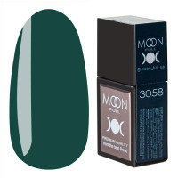Камуфлююча база - Moon Full Amazing Color Base №3058, 12 мл (темно-зелена)