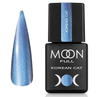 Гель-лак Кошачий Глаз Moon Full Korean Cat №02,8 мл (ледяной голубой)