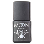 Топ для гель лака с поталью - Top Moon Full Leaf Silver Black, 8 мл (без липкого слоя)