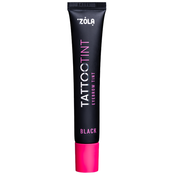 Фарба для брів і вій ZOLA TATTOO Tint Black, 15 мл