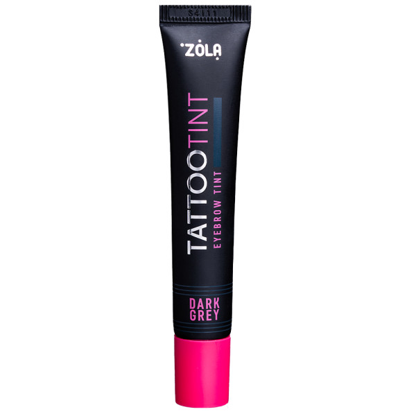 Фарба для брів і вій ZOLA TATTOO Tint Dark Grey, 15 мл