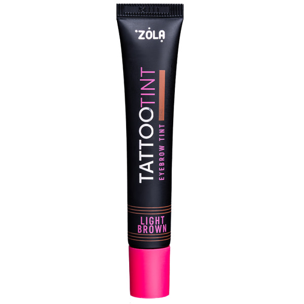 Фарба для брів і вій ZOLA TATTOO Tint Light Brown, 15 мл