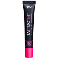 Фарба для брів і вій ZOLA TATTOO Tint Light Brown, 15 мл