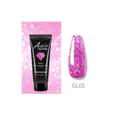 Полігель (акрігель) для нарощування нігтів AcrylGel GLITTER, 15мл (GL05)