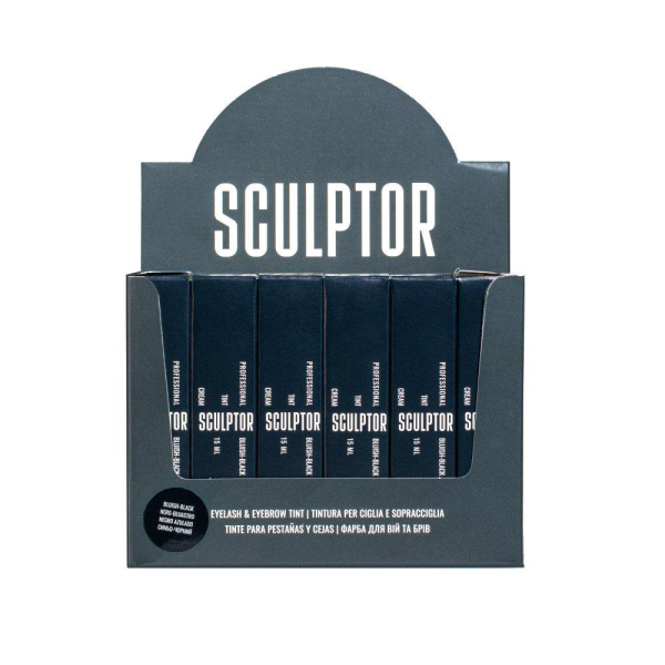 Фарба для вій та брів, SCULPTOR EYELASH TINT Bluish-Black, 15 мл