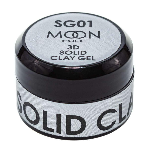 Гель - пластилін для дизайну нігтів Moon Full 3d Solid Glay Gel SC01, 5 мл