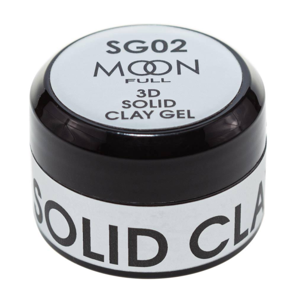 Гель – пластилин для дизайна ногтей Moon Full 3d Solid Glay Gel SC02, 5 мл