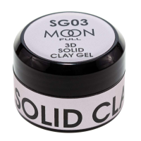 Гель – пластилин для дизайна ногтей Moon Full 3d Solid Glay Gel SC03, 5 мл