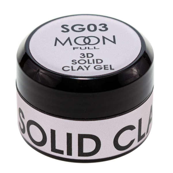Гель – пластилин для дизайна ногтей Moon Full 3d Solid Glay Gel SC03, 5 мл