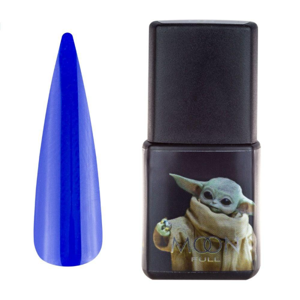 Гель-лак Moon Full Baby Yoda №02 синий, 8 мл