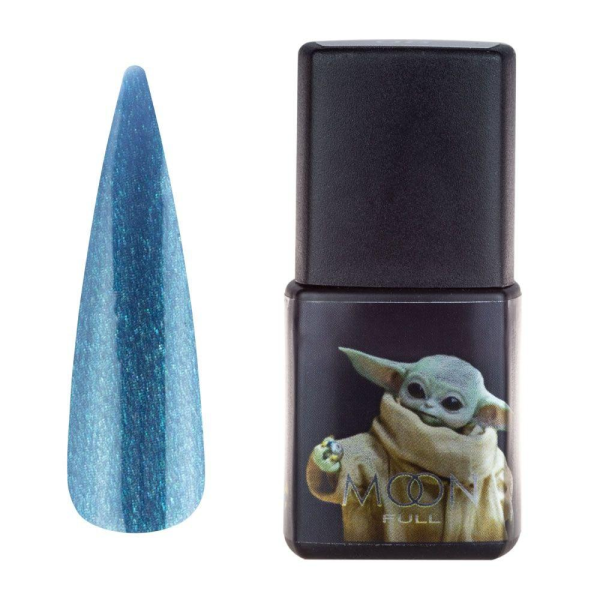 Гель-лак Moon Full Baby Yoda №03 бирюзовый с шиммером, 8 мл
