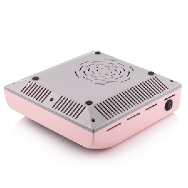 Витяжка для манікюру Simei 858-8 з НЕРА-фільтром 80W, рожева