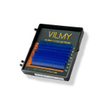 Вії Blue 8 ліній KLIPKY VILMY Mix C 0.07(7 - 14)