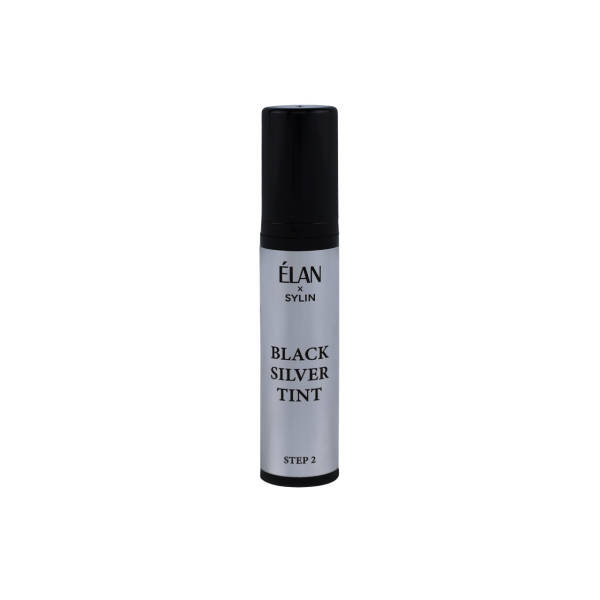 Система фарбування вій з інкапсульованим сріблом Elan BLACK SILVER TINT (Засіб 2), 10 мл